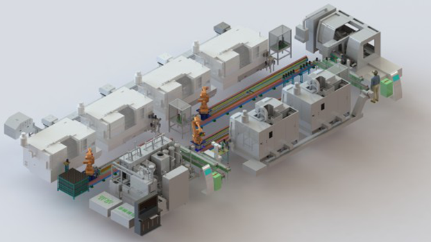捷豹路虎氣缸套智能制造産線